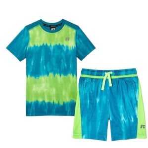 Russell Boys Printed T-Shirt/Russell Boys Printed Shorts